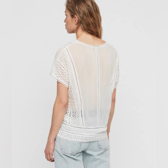 All Saints Cindi Lace Top - Picture 4 of 10